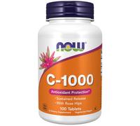 Now Foods Vitamine C-1000 Libération prolongée avec églantier 100 comprimés