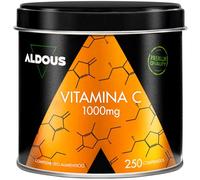 Vitamine C 1000 mg - Approvisionnement pour +8 mois - 1 comprimé par jour - Vitamine pour la Fatigue, le Système Immunitaire et les Défenses - 1000 mg de Vitamine C - 250 Comprimés - Vitamine C pure