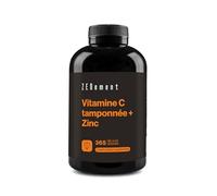 Vitamine C 1000 mg Tamponnée + Zinc - Ascorbate de Calcium - 365 Gélules