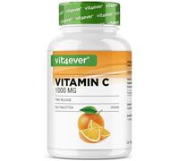 Vitamine C 1000mg - 365 comprimés par an - Effet à libération prolongée - Vitamine C + Extrait d'églantier + Bioflavonoïdes d'agrumes - Végétalien
