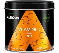 Aldous Vitamina C con Zinc y Coenzima Q10 400comp