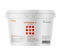 VITAMINE C EN POUDRE 100% pure - Pot 1 KG - Le Pré Vert - Acide L-ascorbique - Energie - Immunité - Antioxydant