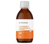 NOVOMA Vitamine C liposomale 1000mg, Dosage Puissant & Haute Absorption, Cure de 2 mois, 100% Quali®-C, Système Immunitaire & Fatigue, Bouchon Doseur Inclus, Bouteille 300 ml