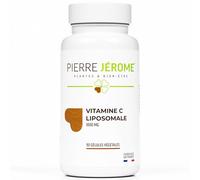 Vitamine C Liposomale Pierre Jérôme - Acide L-Ascorbique Haute Absorption - Complément Alimentaire Immunité, Energie, Stress - 90 Gélules de 415mg - 90 Jours
