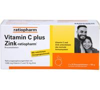 Vitamine C plus zinc-ratiopharm comprimés effervescents, 40 comprimés