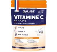 Vitamine C pure en poudre | 1 000mg par dose | Poudre ultra fine, solubilité instantanée | 100% acide L-ascorbique | Immunité, Vitalité, Anti-fatigue | Cuillère doseuse incluse (200G)