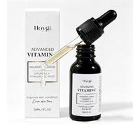 Vitamine C Sérum Visage contient Vitamin C,Acide Hyaluronique et Vitamine E,Vitamin C Serum,Hydratant et Nourrissant,Convient à Tous les Types de Peau(30ml)
