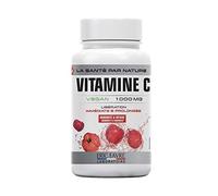 VITAMINE C VEGAN CONCENTRÉE - 1000mg de Vitamine C d'Acérola/Capsule, Double Libération, Forte Assimilation - Immunité et Fatigue, Formule Naturelle - 100 Comprimés - Eric Favre