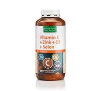 Vitamine C+Zinc+D3+Sélénium Comprimés