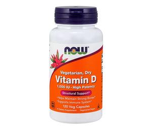 Vitamine D, 1000 UI végétarienne - sèche - 120 vcaps