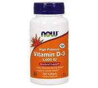 Now Foods Vitamine D3 1000 IU, 360 capsules