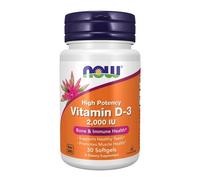 Vitamine D-3 30 Gélules Molles 2000 IU Par Now Foods