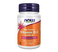 Vitamine D-3 30 Gélules Molles 2000 IU Par Now Foods