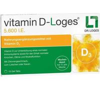 Vitamine D-Loges 5.600 U.I. dépôt hebdomadaire à croquer 15 pcs