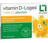 Vitamine D-Loges 7.000 U.I. végétale dépôt hebdomadaire 30 pcs