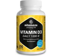 Vitamine D3 1.000 I.U. daily végétarien comprimés 200 pc