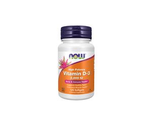 Vitamine D3 2000 IU (50 mcg) 120 Softgels Now Foods