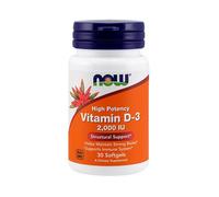 Vitamine D-3 2000 Ui 30 Gélule Par Now Foods