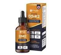 Vitamine D3 4000iu + K2 MK7 25µg I Gouttes liquides orange I Haute résistance 4000iu D3 + 25µg K2 - Flacon de 30 ml I 1200 gouttes végétariennes - Fabriqué au Royaume-Uni par Prowise Healthcare