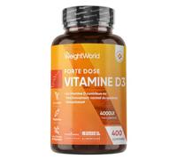 Vitamine D3 4000ui, 400 Micro Comprimés (pour +1 An), Vit D Cholécalciférol
