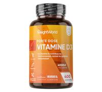 Vitamine D3 4000ui, 400 Micro Comprimés (pour +1 An d'Approvisionnement), Vit D Cholécalciférol Végétarienne sans Stéarate de Magnésium, 1 Comprimé tous les 2 Jours