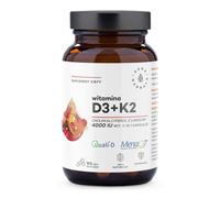 Vitamine D3 AURA HERBALS, 4000 UI, 100 mcg + K2 (90 gélules)