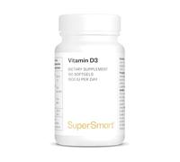Vitamine D3 - Boost Immunitaire - Sans OGM - 150 Softgels - SuperSmart | Aide à Maintenir une Bonne Santé des Os, des Muscles et des Dents - Haute Absorption