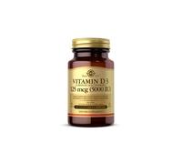 Vitamine D3 (Cholécalciférol) 5000 UI (125 mcg) 60 Capsules Végétales Solgar