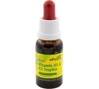Vitamine D3 & K2 gouttes 1000 I.E./20 μg par goutte 20 ml