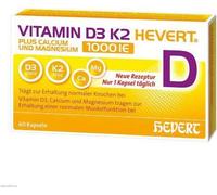 Vitamine D3 K2 Hevert+Calcium et Magnes.1000 IE cps 60 pcs
