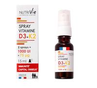 Nutrivie Spray Vitamine D3+K2 500 Ui 15ml