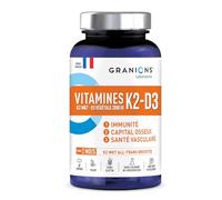 Granions Complément alimentaire Vitamine D3 2000 UI + K2 MK7 200 mg - 60 comprimés