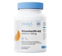 Vitamine D3 + K2 OSAVI 2000 UI + 100 mcg (60 capsules molles)