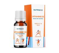 Nutri&Co Vitamine D3 Issue De Lanoline 1000UI Par Goutte 15ml