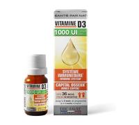 VITAMINE D3 - Vitamine D3 et Vitamine E Naturelles - Renforce Capital Osseux et Système Immunitaire pour Tous - Compte-gouttes de 20ml (400 gouttes) - Eric Favre