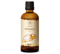 Vitamine E 100ml - Tocopherol - Naturelle Huile - Huile Anti-âge Contre les Rides - Soins Visage & Peaux Sensibles - Soins du Corps - Cheveux - Donne à votre Peau une Apparence Plus Jeune