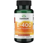 Vitamine E 400 UI Tocophérols mélangés 100 capsules molles Swanson Health Products