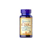 Vitamine E (d-alpha-tocophérol) 400 UI et sélénium 50 mcg 100 capsules molles à libération rapide Puritans Pride