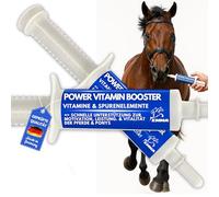 Vitamine E pour chevaux - Pâte 2*30ml cheval Vitamine E Vitamine b complexe cheval pour soutenir la vitalité Calcium Fer Zinc cheval Vitamines & oligo-éléments performance Energie pour chevaux poneys