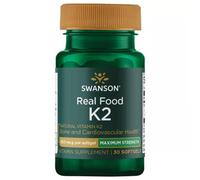 Vitamine K2- MK-7 200 mcg 30 gélules molles Real Food Swanson