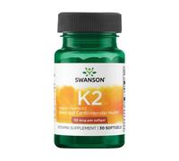 Vitamine K2 Swanson, 50 µg (30 capsules molles)
