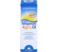 Vitamine K2d3 huile 1000 I.U.+50 μg D3+K2 Dr.Jacob's 20 ml