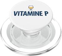 Vitamine P Humour Pastis Drôle Apéro Soleil et Détente PopSockets PopGrip pour MagSafe