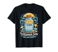 Vitamine Sea Dose quotidienne - Vagues de plage et soleil T-Shirt