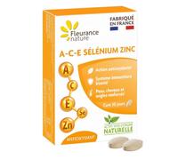 Vitamines A-C-E Sélénium Zinc | Bouclier Antioxydant | Eclat Peau Cheveux
