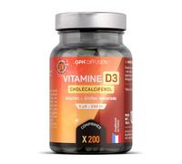 Vitamines D3-200 comprimés - Ossature - Système immunitaire - GPH DIFFUSION