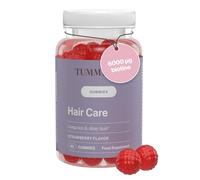 Vitamines Gummies Pousse Cheveux avec 6000 mcg Biotine, Zinc, Sélénium, Iode - Arôme Fraise - 60 Gomme, Hair Care, Tummy Tox