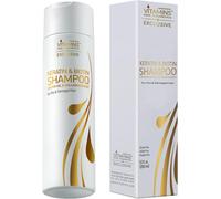 Vitamins Shampooing Kératine Cheveux Secs Abimés - Shampoing Protecteur À Biotine, Collagène, Huile Coco, Castor Oil Et Jojoba - Fortifiant Cheveux Sans Sulfate[Z2119]