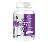 Vitamintrend Coenzyme Q10 200 mg, 180 gélules, hautement dosé, complément alimentaire végan sans stéarate de magnésium, fabriqué en Allemagne