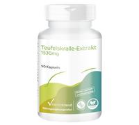 Vitamintrend Extrait de griffe du diable 1530 mg, 90 capsules, facile à avaler, 18 mg d’harpagosides par dose journalière, hautement dosé, vegan sans stéarate de magnésium, fabriqué en Allemagne